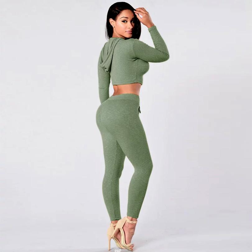 Balencia Pink Track set with Cropped Hood - Luxe&Loxley