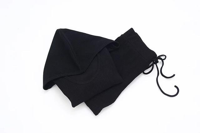 Balencia Pink Track set with Cropped Hood - Luxe&Loxley