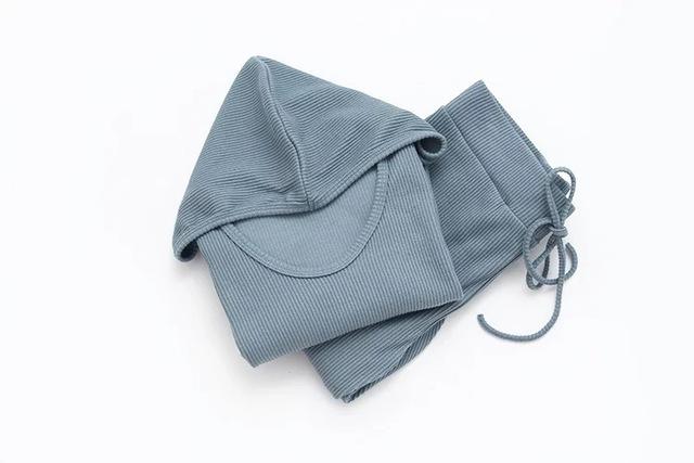 Balencia Pink Track set with Cropped Hood - Luxe&Loxley