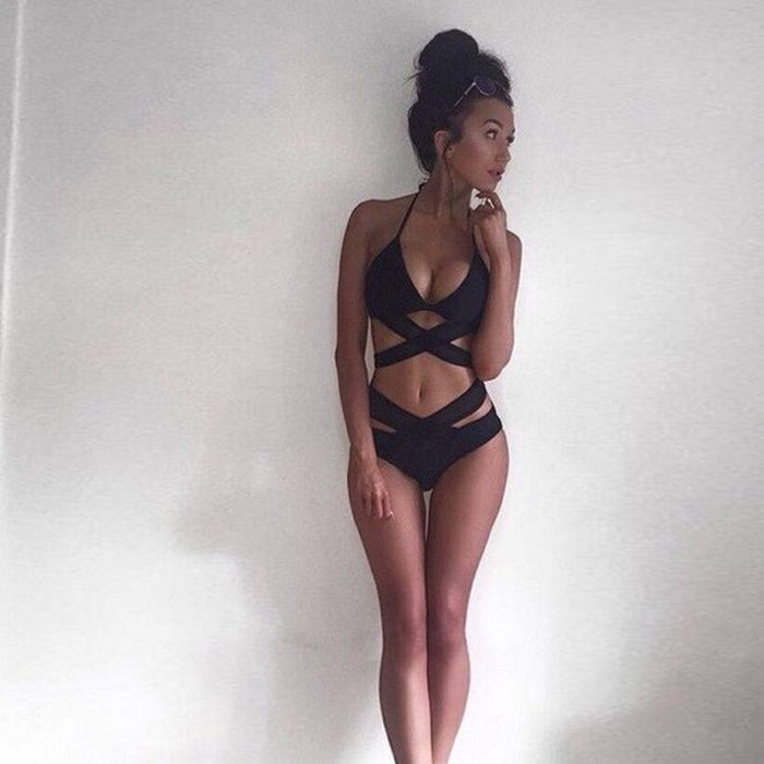 Hollow Halter Sexy Bikini - Luxe&Loxley