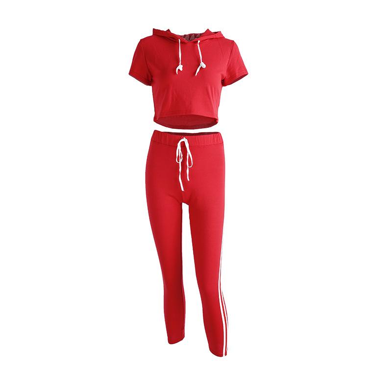 Red Stripe Track Suit Set - Luxe&Loxley