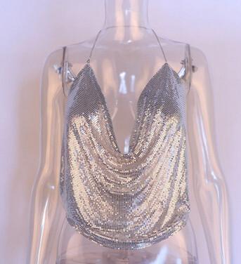 Sequinned Camisole Top - Luxe&Loxley