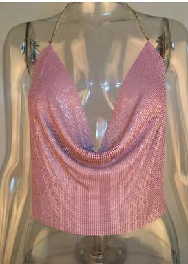 Sequinned Camisole Top - Luxe&Loxley