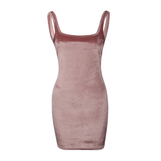 Velvet Bodycon Dress - Luxe&Loxley