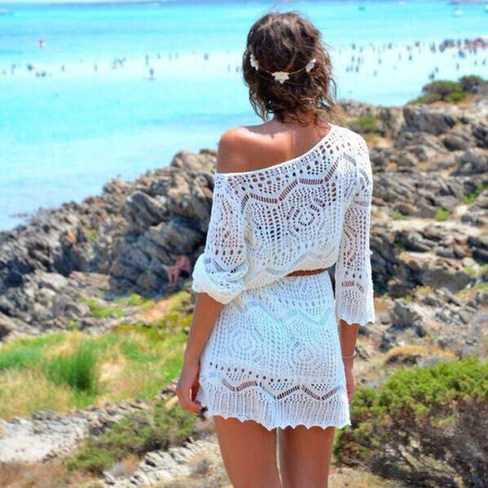 White Beach Dress - Luxe&Loxley